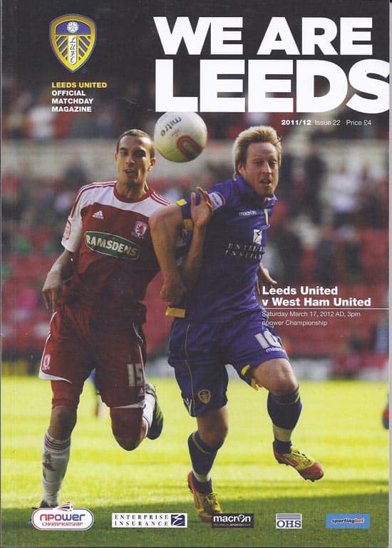 Leeds United FC v West Ham United FC